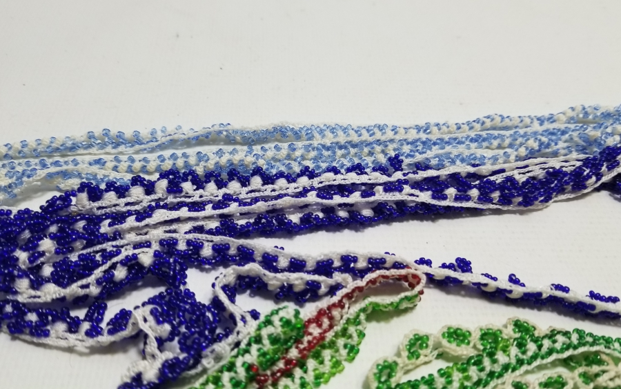 OPAL BONCUKLU ANTİKA YAZMA KENARI LOTU