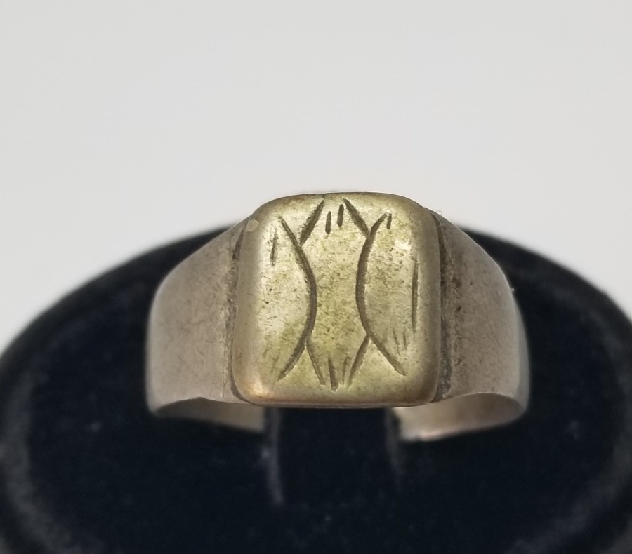 OSMANLI DÖNEMİ NALIN-I ŞERİF GÖRSELLİ EL YAPIMI YÜZÜK