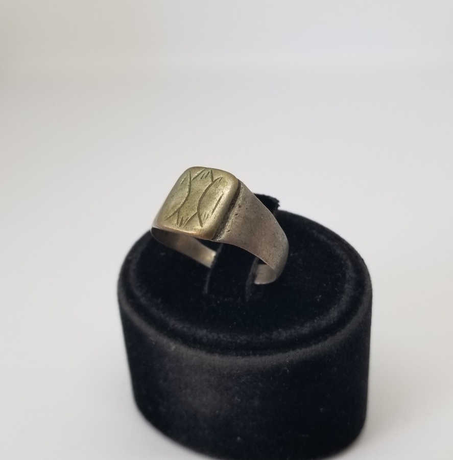 OSMANLI DÖNEMİ NALIN-I ŞERİF GÖRSELLİ EL YAPIMI YÜZÜK