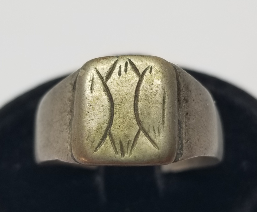 OSMANLI DÖNEMİ NALIN-I ŞERİF GÖRSELLİ EL YAPIMI YÜZÜK