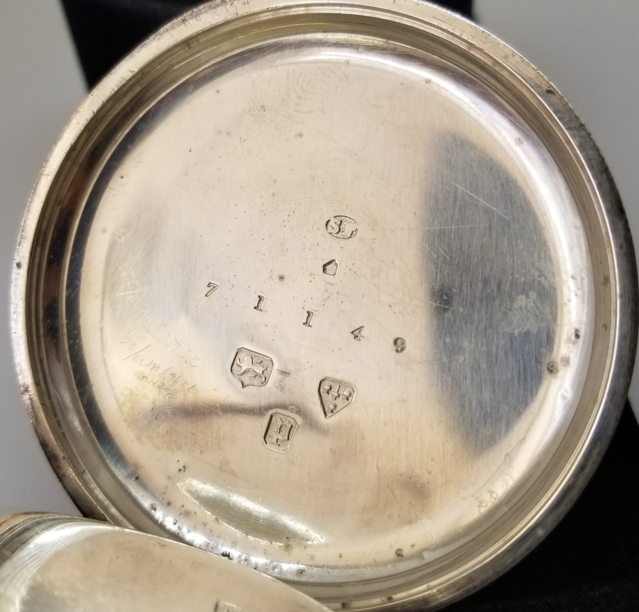 NADİR TİPTE GÜMÜŞ KASA VE GÜMÜŞ KADRANLI YARIM PRİOR CEP SAATİ