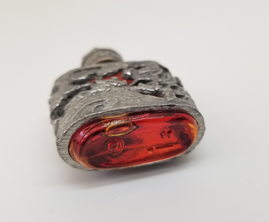 KABARTMA İŞÇİLİKLİ ANTİKA PARFÜM ŞİŞESİ