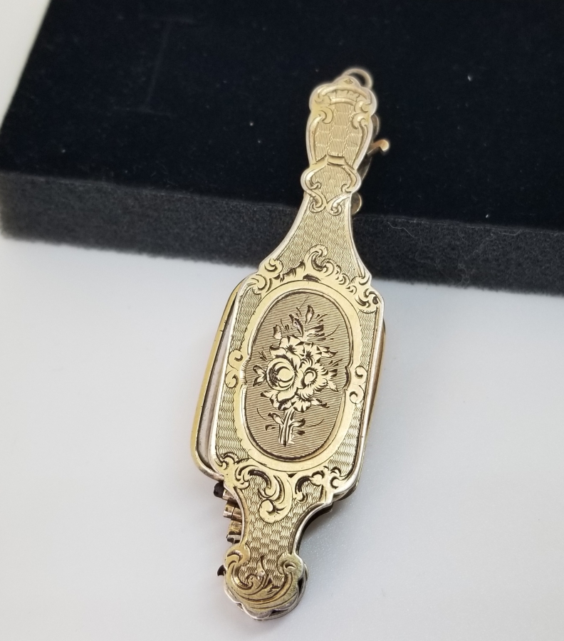 ÜZERİ KABARTMA İŞÇİLİKLİ OSMANLI DÖNEMİ GÜMÜŞ GÖZLÜK