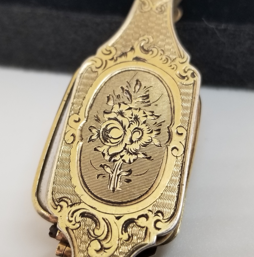 ÜZERİ KABARTMA İŞÇİLİKLİ OSMANLI DÖNEMİ GÜMÜŞ GÖZLÜK