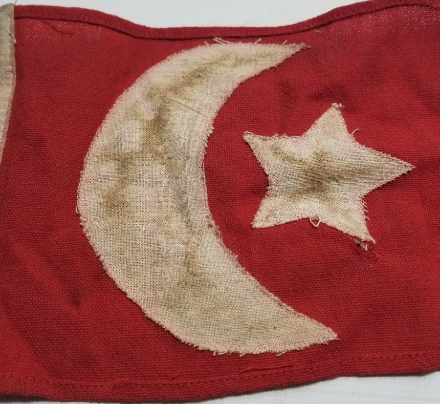 OSMANLI DÖNEMİ ÇOK NADİR GÖĞÜS BAYRAĞI