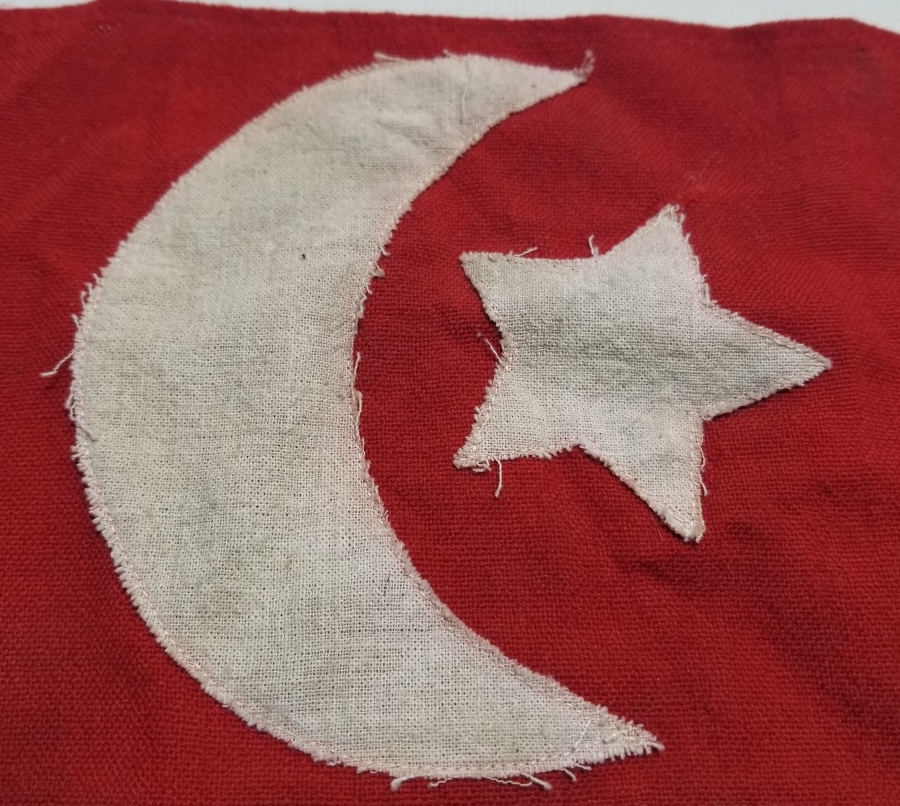 OSMANLI DÖNEMİ ÇOK NADİR GÖĞÜS BAYRAĞI