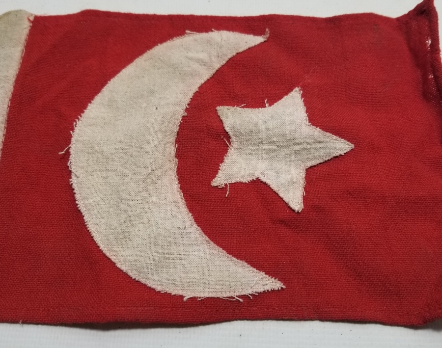 OSMANLI DÖNEMİ ÇOK NADİR GÖĞÜS BAYRAĞI