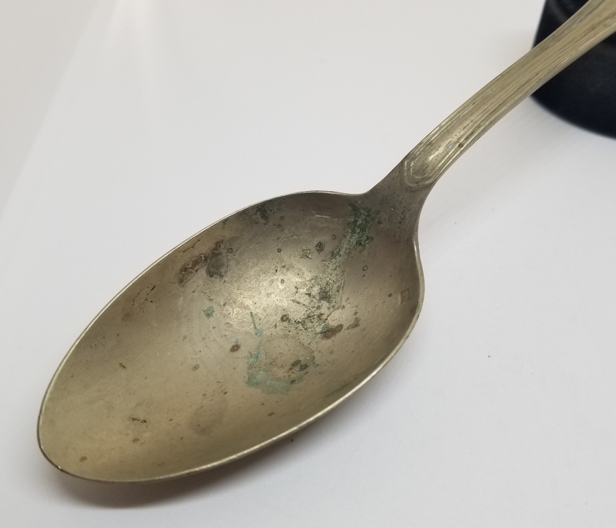 ÜZERİ OSMANLICA LİYA-İ ASKERİYE YAZILI 1. DÜNYA SAVAŞI DÖNEMİ SUBAY KAŞIĞI