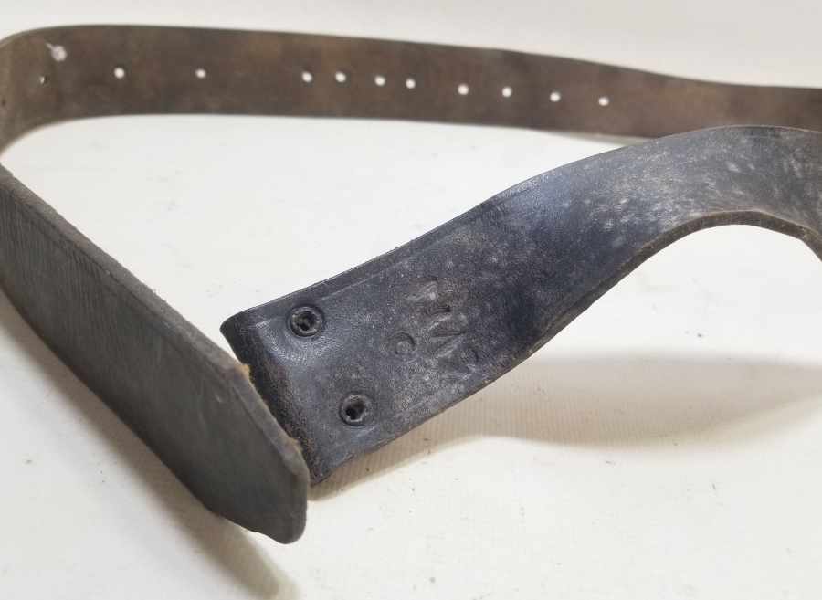 1. DÜNYA SAVAŞI DÖNEMİ ÜZERİ OSMANLICA YAZILI SUBAY KEMERİ