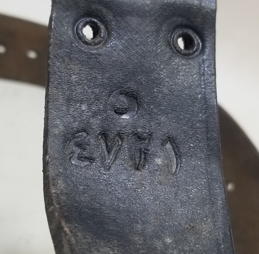 1. DÜNYA SAVAŞI DÖNEMİ ÜZERİ OSMANLICA YAZILI SUBAY KEMERİ