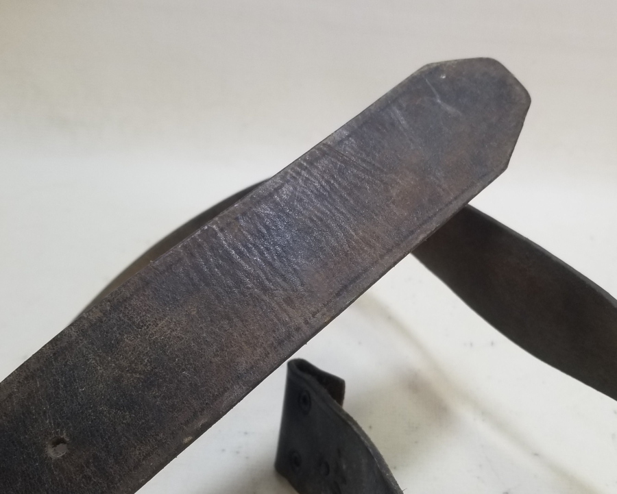 1. DÜNYA SAVAŞI DÖNEMİ ÜZERİ OSMANLICA YAZILI SUBAY KEMERİ