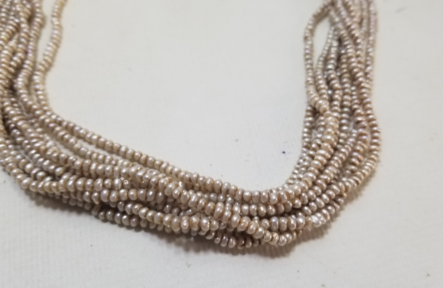 OSMANLI DÖNEMİ BÜYÜK BOY TAM TUR İNCİ GERDANLIK