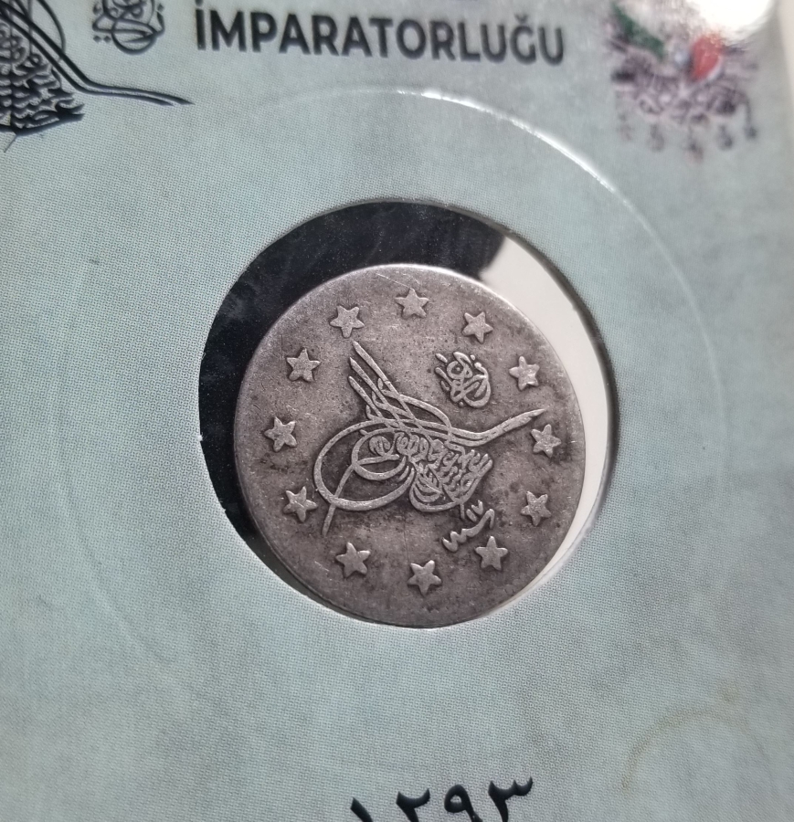 SULTAN ABDÜLHAMİD DÖNEMİ GÜMÜŞ 2 KURUŞ MECİDİYE