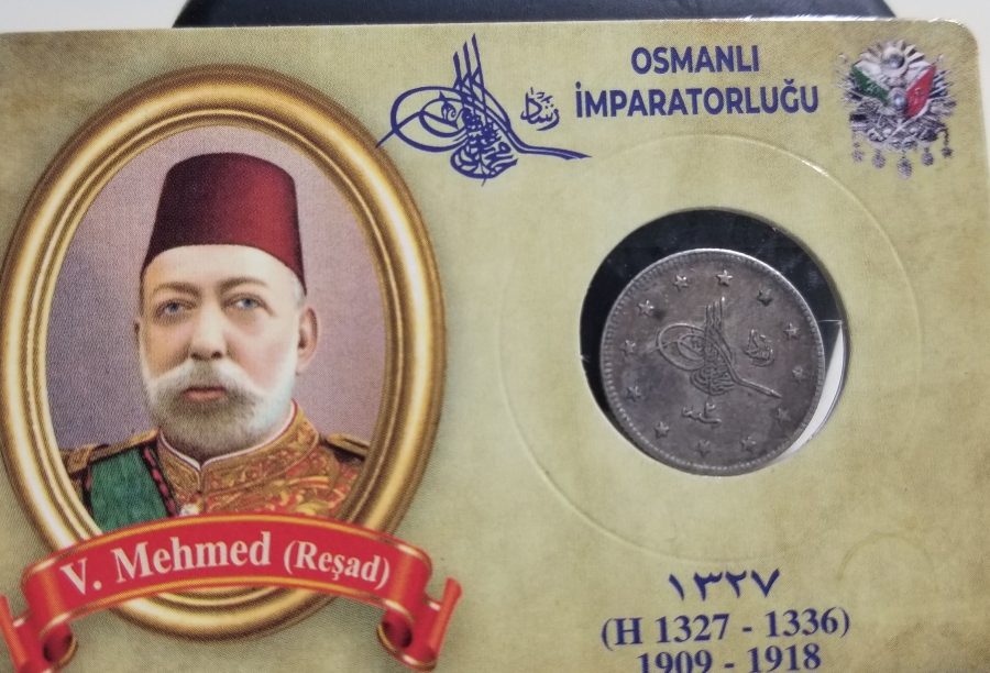 SULTAN MEHMET REŞAT HAN DÖNEMİ GÜMÜŞ 2 KURUŞ MECİDİYE