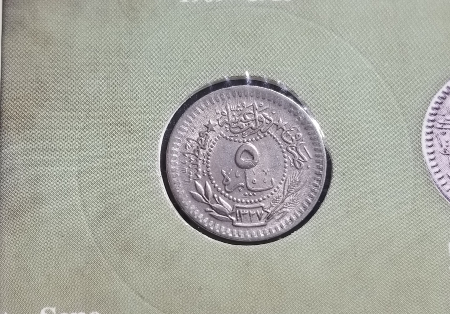 MEHMED REŞAD HAN DÖNEMİ KAPAMASINDA NİKEL 5 PARA