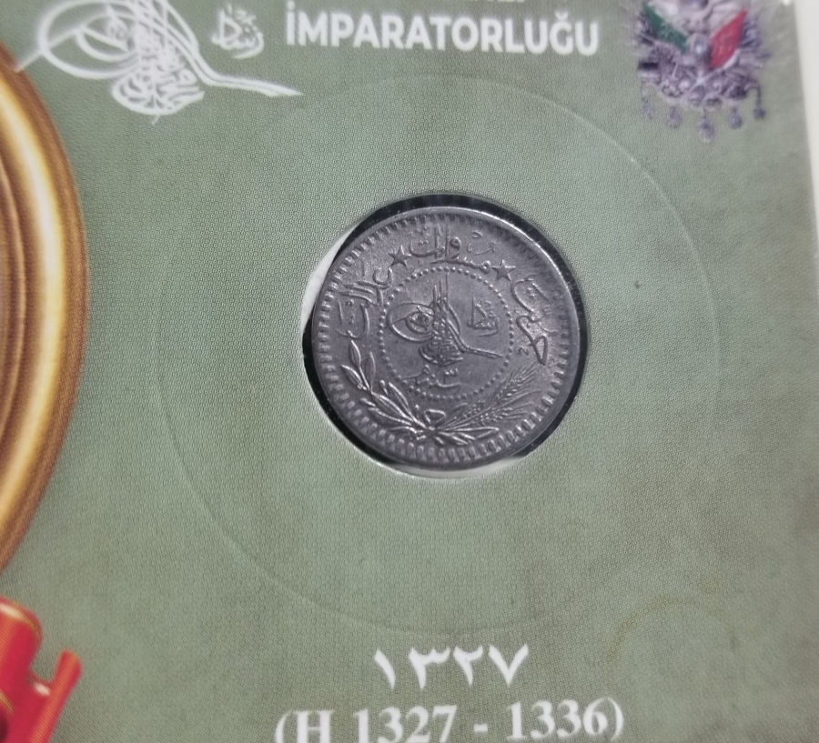 MEHMED REŞAD HAN DÖNEMİ KAPAMASINDA NİKEL 5 PARA