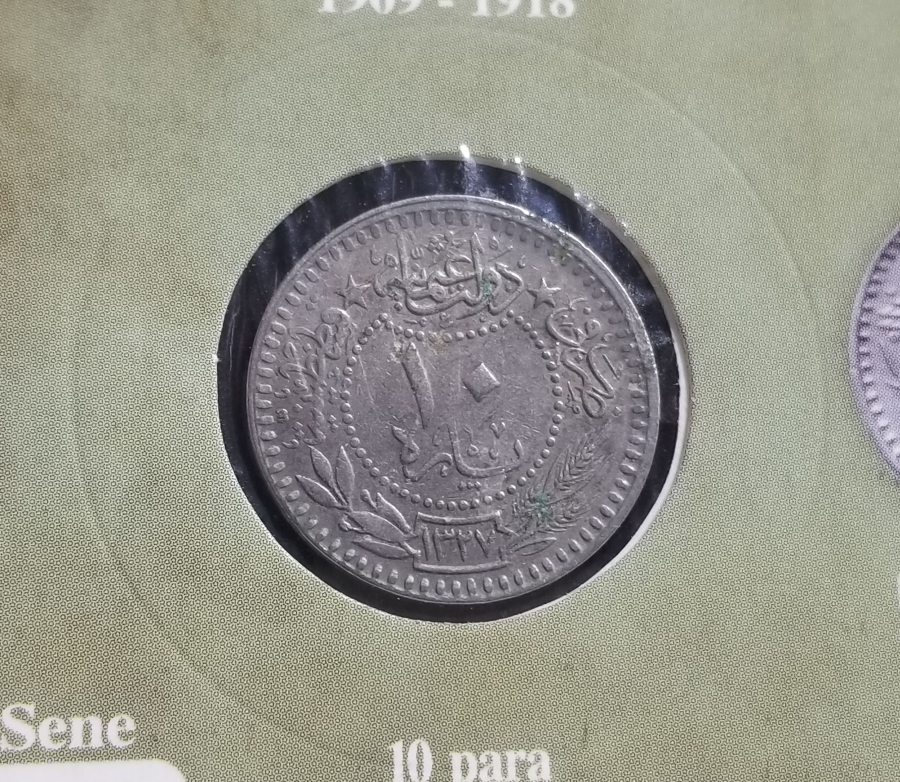 MEHMED REŞAD HAN DÖNEMİ KAPAMASINDA NİKEL 10 PARA