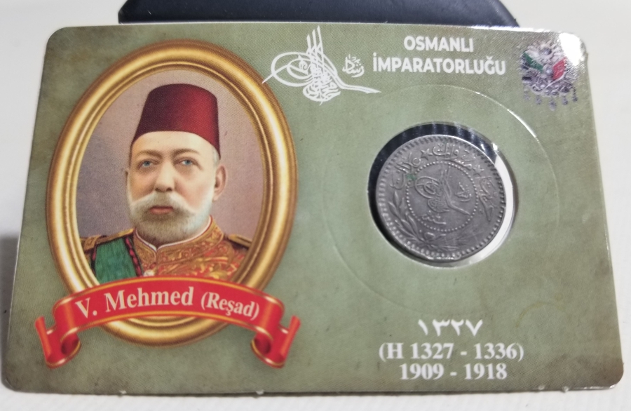 MEHMED REŞAD HAN DÖNEMİ KAPAMASINDA NİKEL 10 PARA