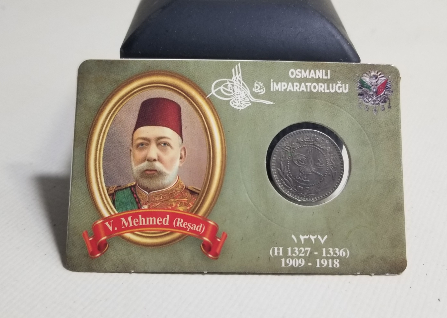 MEHMED REŞAD HAN DÖNEMİ KAPAMASINDA NİKEL 10 PARA