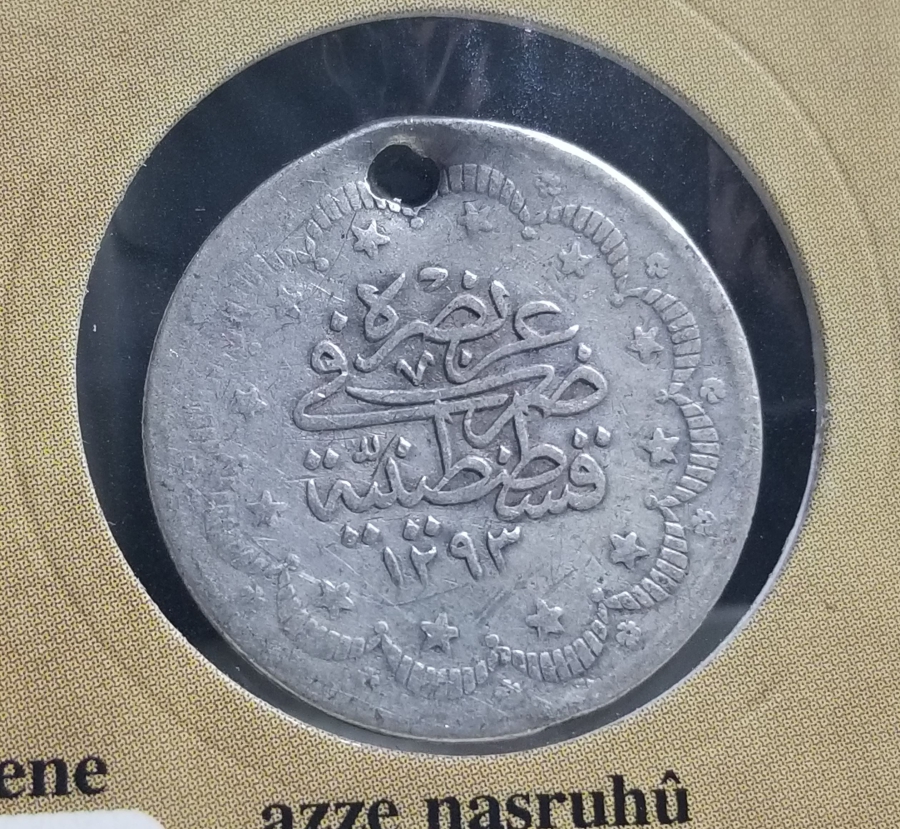 SULTAN ABDÜLHAMİD HAN DÖNEMİ GÜMÜŞ 5 KURUŞ MECİDİYE