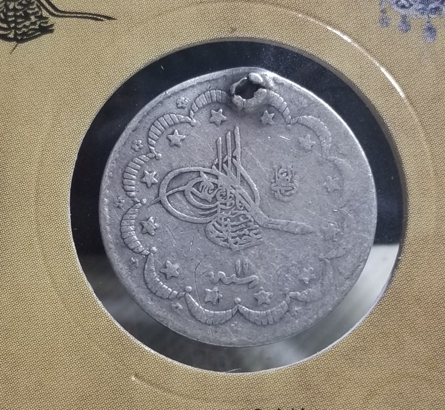 SULTAN ABDÜLHAMİD HAN DÖNEMİ GÜMÜŞ 5 KURUŞ MECİDİYE