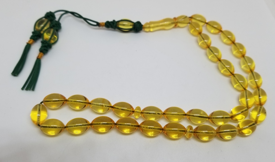 ÖZEL YAPIM DAMLA KEHRİBAR TESPİH