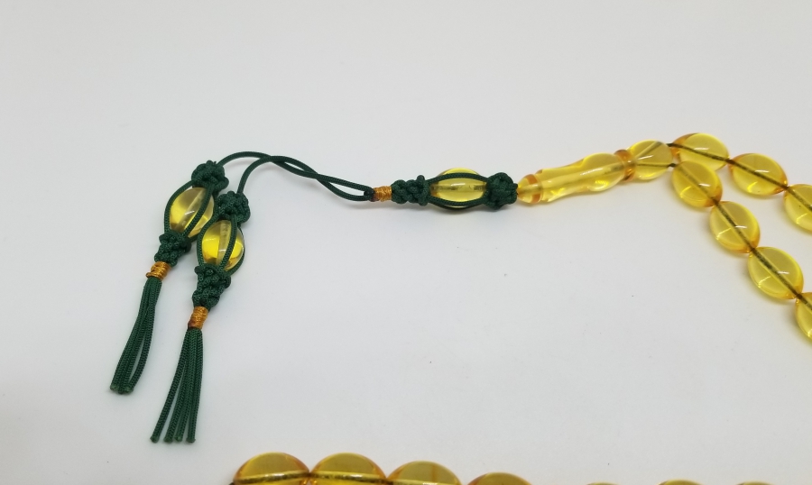 ÖZEL YAPIM DAMLA KEHRİBAR TESPİH