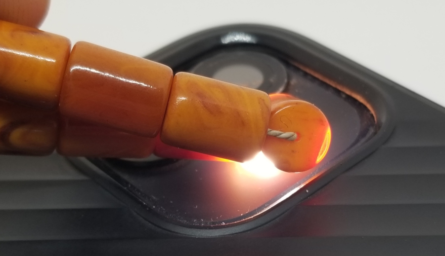 ÇUBUK MALZEMEDEN YAPILMIŞ ÇEKOSLAVAK KATALİN TESPİH