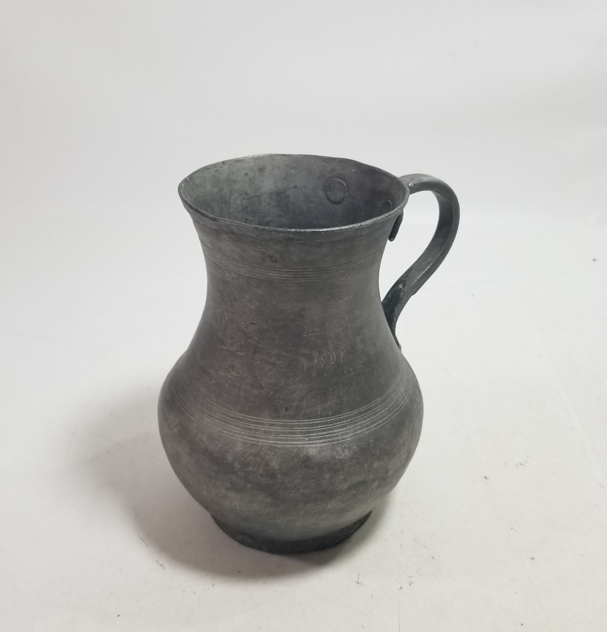 ÜZERİ RUMCA YAZILI OSMANLI DÖNEMİ USTA DAMGALI BAKIR DALDIRMA