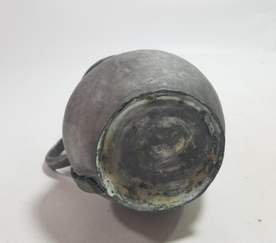 ÜZERİ RUMCA YAZILI OSMANLI DÖNEMİ USTA DAMGALI BAKIR DALDIRMA