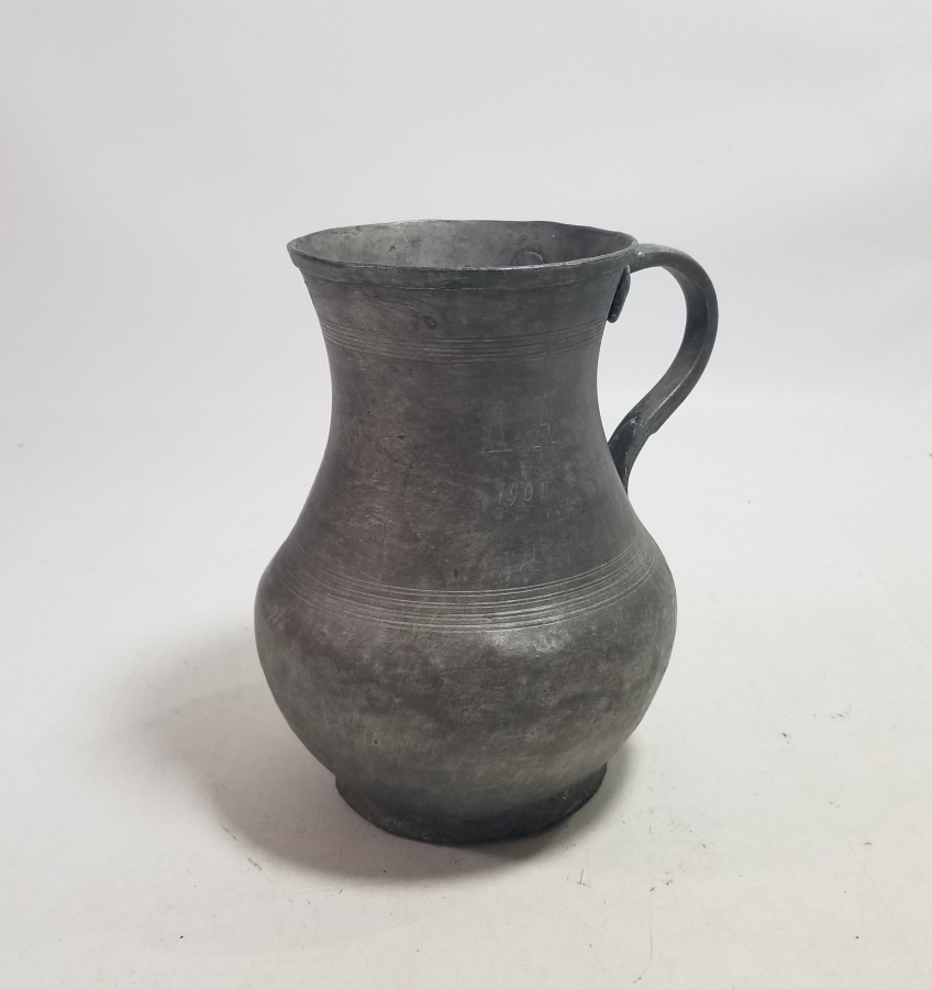 ÜZERİ RUMCA YAZILI OSMANLI DÖNEMİ USTA DAMGALI BAKIR DALDIRMA