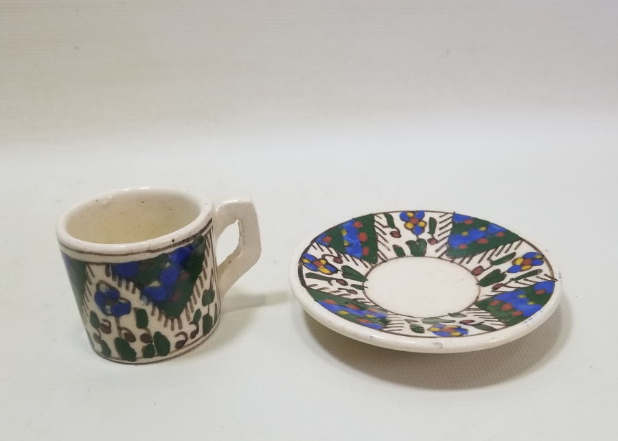 OSMANLI DÖNEMİ NADİR RENKTE KÜTAHYA KAHVE FİNCANI