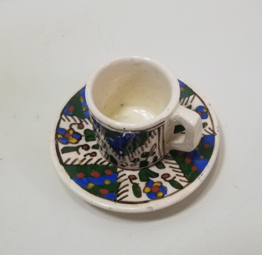 OSMANLI DÖNEMİ NADİR RENKTE KÜTAHYA KAHVE FİNCANI