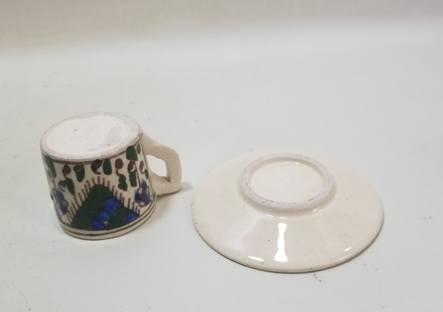 OSMANLI DÖNEMİ NADİR RENKTE KÜTAHYA KAHVE FİNCANI