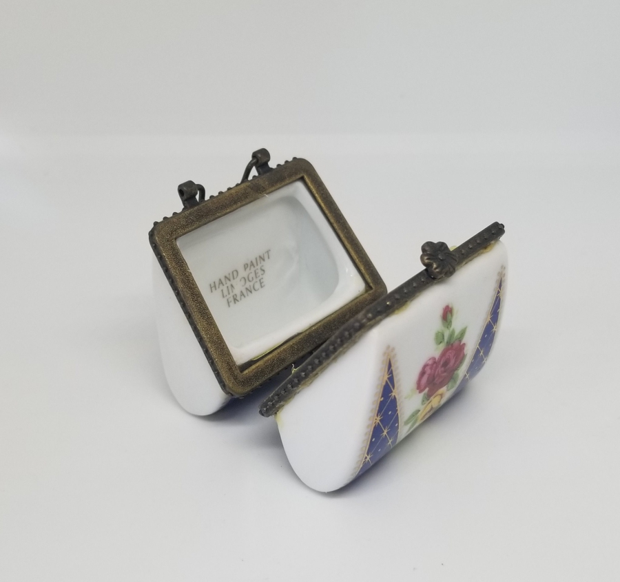 EL BOYAMA ANTİKA PORSELEN LİMOGES CÜZDAN