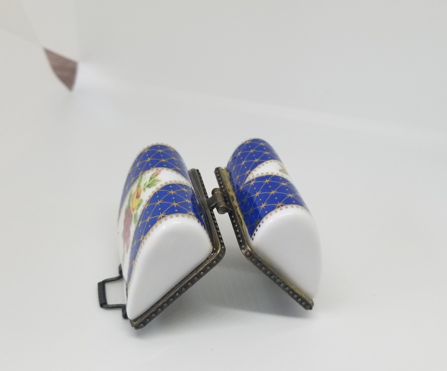 EL BOYAMA ANTİKA PORSELEN LİMOGES CÜZDAN