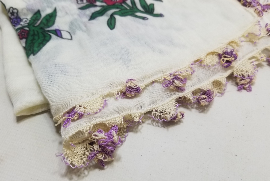 ÇEVRESİ İĞNE OYALI ANTİKA YAZMA