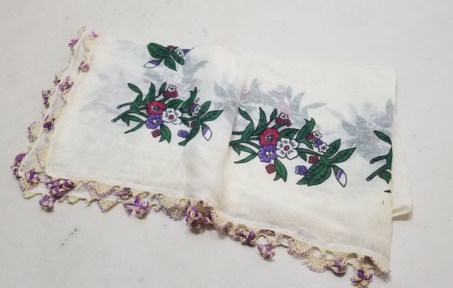 ÇEVRESİ İĞNE OYALI ANTİKA YAZMA