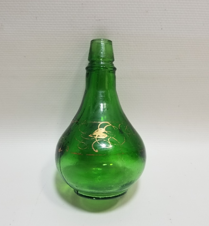 ÜZERİ ALTIN VARAKLI OSMANLI DÖNEMİ KOKU - PARFÜM ŞİŞESİ