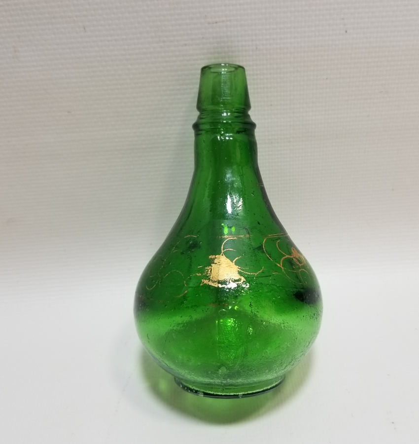 ÜZERİ ALTIN VARAKLI OSMANLI DÖNEMİ KOKU - PARFÜM ŞİŞESİ