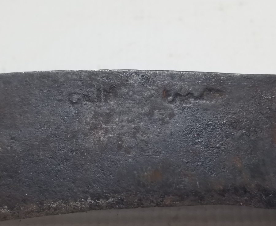 OSMANLI DÖNEMİ EL YAPIMI ÜZERİ OSMANLICA YAZILI BAĞ BIÇAĞI - AŞI BIÇAĞI