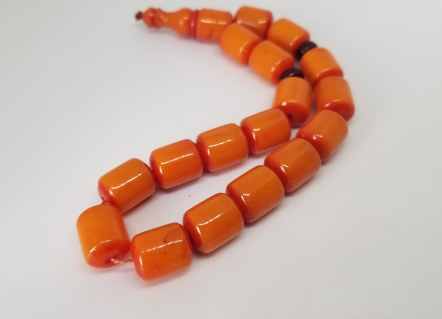 OSMANLI DÖNEMİ MİSKEVİ BAĞA MASKOT TESPİH