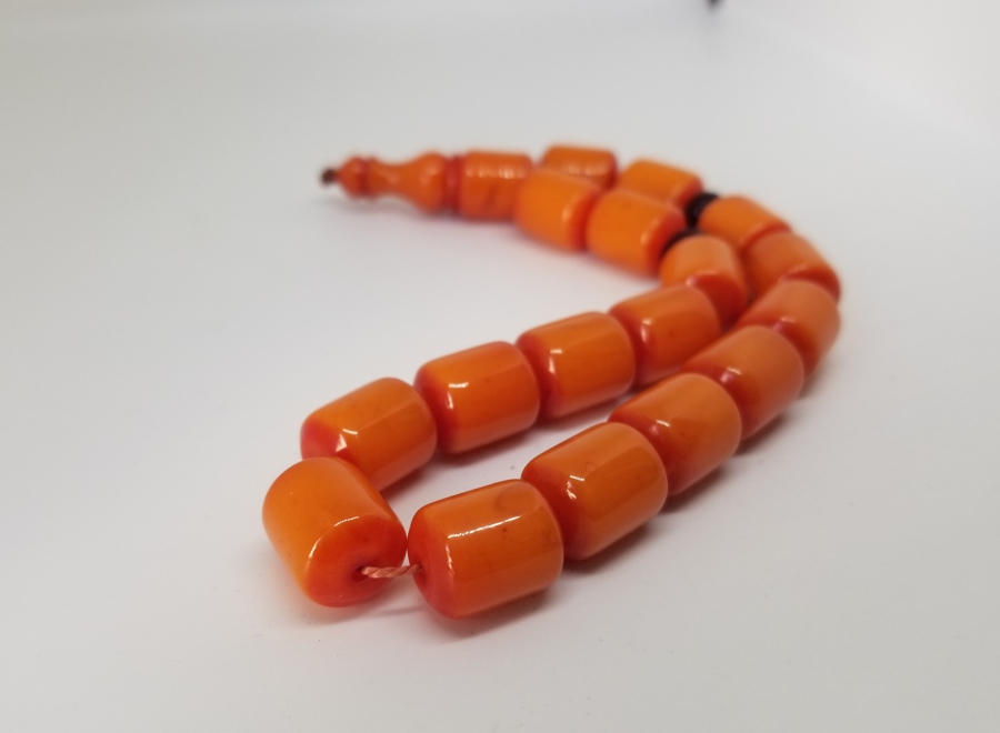 OSMANLI DÖNEMİ MİSKEVİ BAĞA MASKOT TESPİH