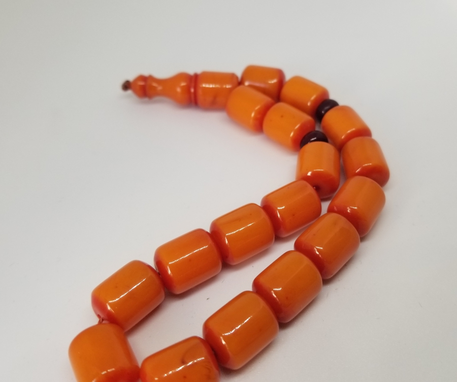 OSMANLI DÖNEMİ MİSKEVİ BAĞA MASKOT TESPİH