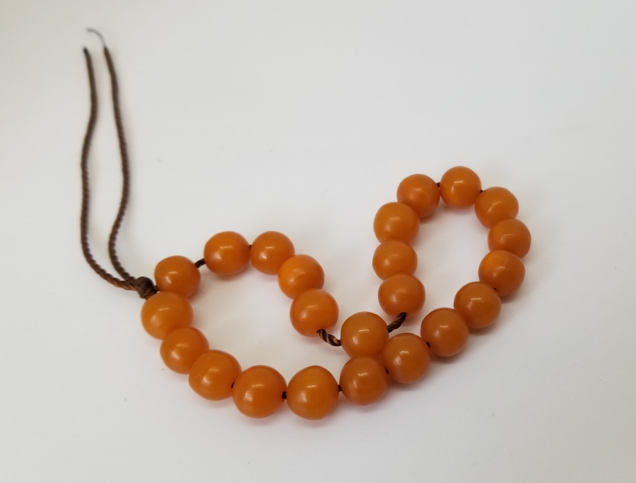 OSMANLI DÖNEMİ DAMLA KEHRİBAR TESPİH HABBELERİ