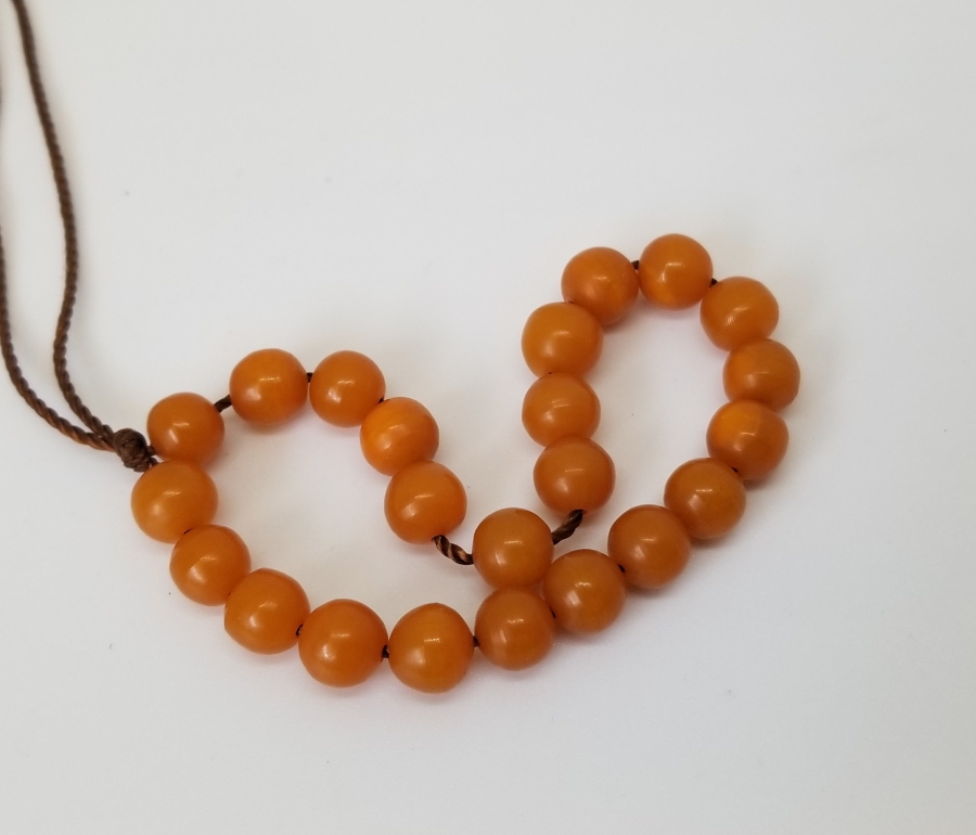 OSMANLI DÖNEMİ DAMLA KEHRİBAR TESPİH HABBELERİ