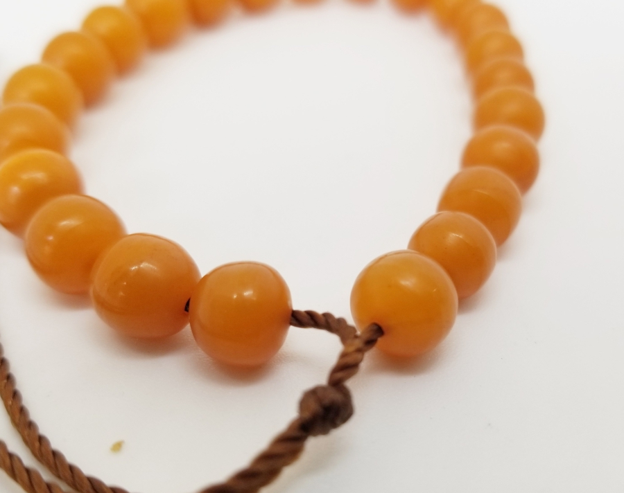 OSMANLI DÖNEMİ DAMLA KEHRİBAR TESPİH HABBELERİ