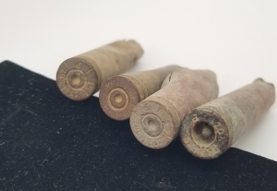 1. DÜNYA SAVAŞI DÖNEMİ ÇANAKKALE CEPHESİ İNGİLİZ MAVZER MERMİSİ KOVANI LOTU