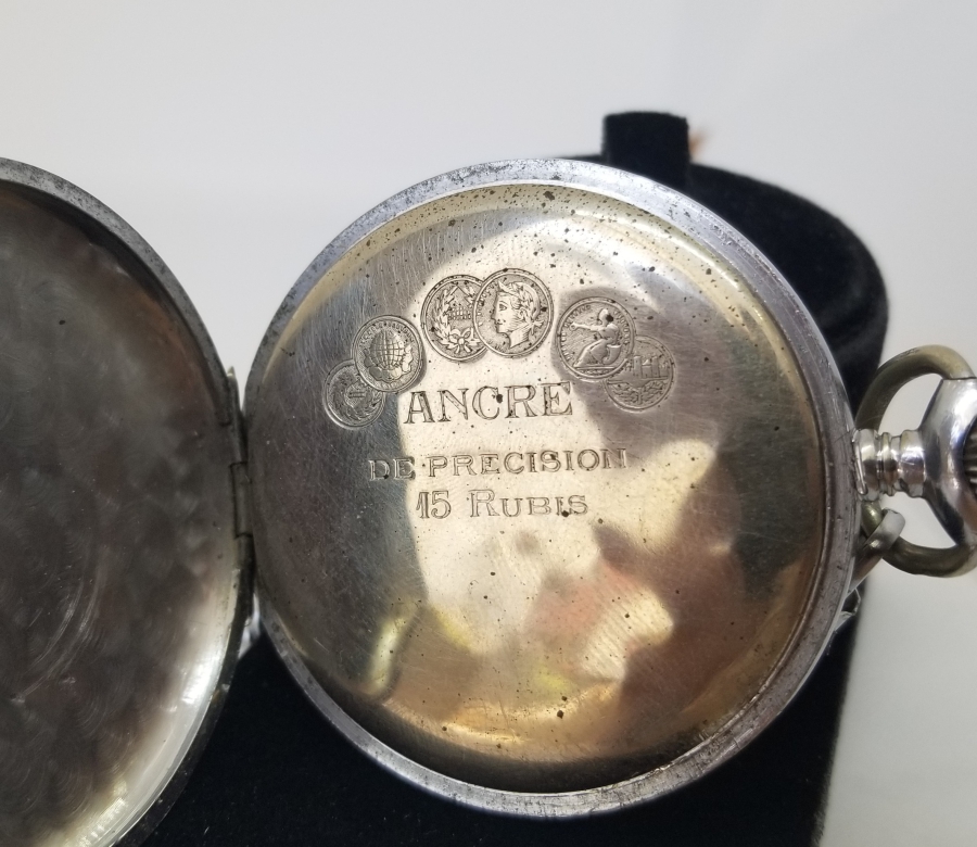 ORİJİNAL KÖSTEĞİYLE ANTİKA KURMALI HİSLON CEP SAATİ