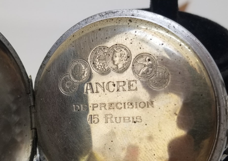 ORİJİNAL KÖSTEĞİYLE ANTİKA KURMALI HİSLON CEP SAATİ